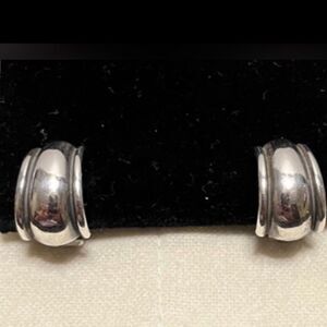 James Avery Retired Christina French Clip Earrings